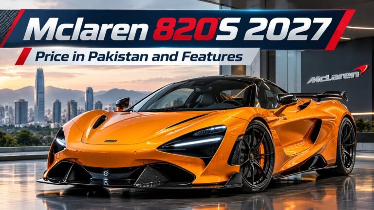 Mclaren 820S 2027 Latest Price in Pakistan and Features 12 Featured image showing vehicle price topic in Pakistan