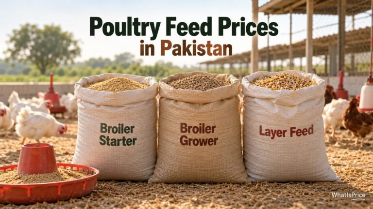 Clean poultry feed sacks near chicken feeders