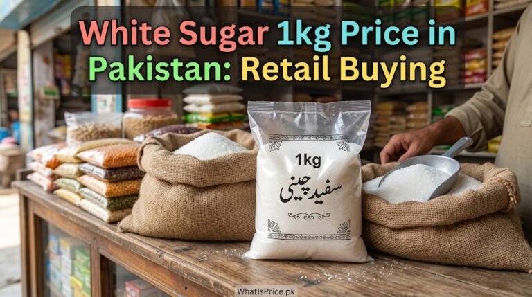 White Granulated Sugar beside Sealed Retail Packet