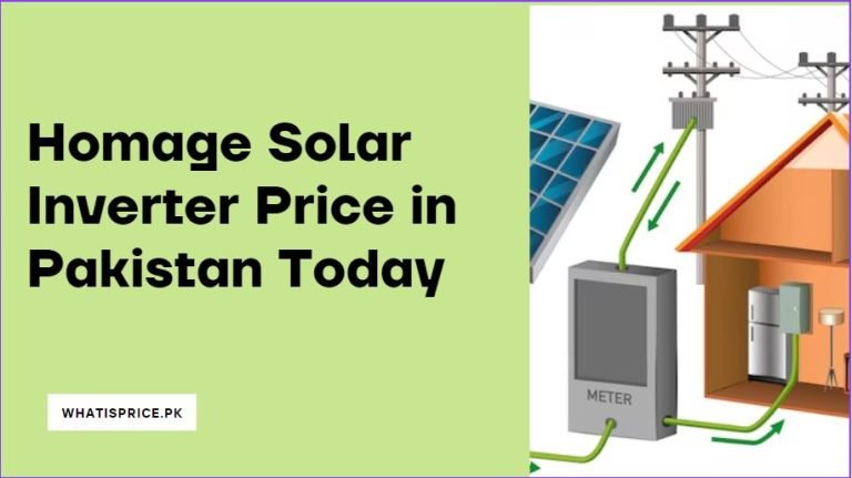 Homage Solar Inverter Price in Pakistan 2025 Today
