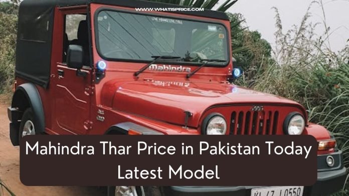 thar car price in pakistan
