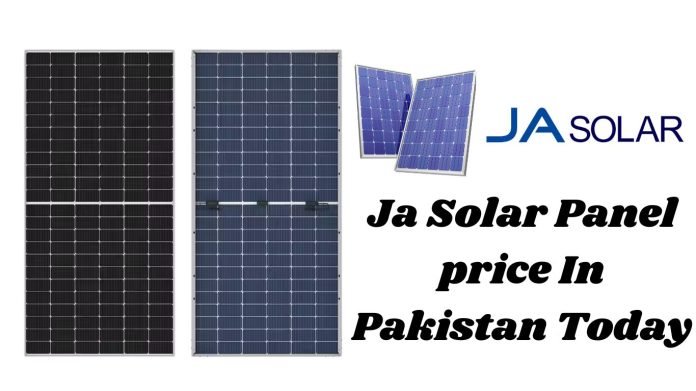Ja Solar Panel price In Pakistan Today