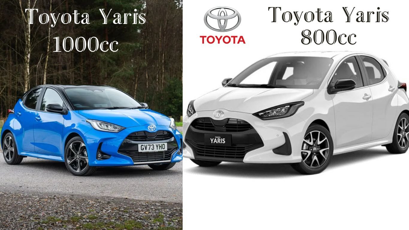 Toyota Yaris 1000cc & 800cc